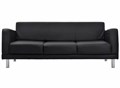 Диван Милан 3х мест (черн) 3199