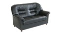 Диван В-100 (2х мест) черн 3209