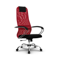 Кресло руководителя МЕТТА SU-BK-8 CH красный - фото 9493