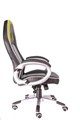 Кресло Everprof Drive TM экокожа черно/серо/зеленый EC-322 PU Green